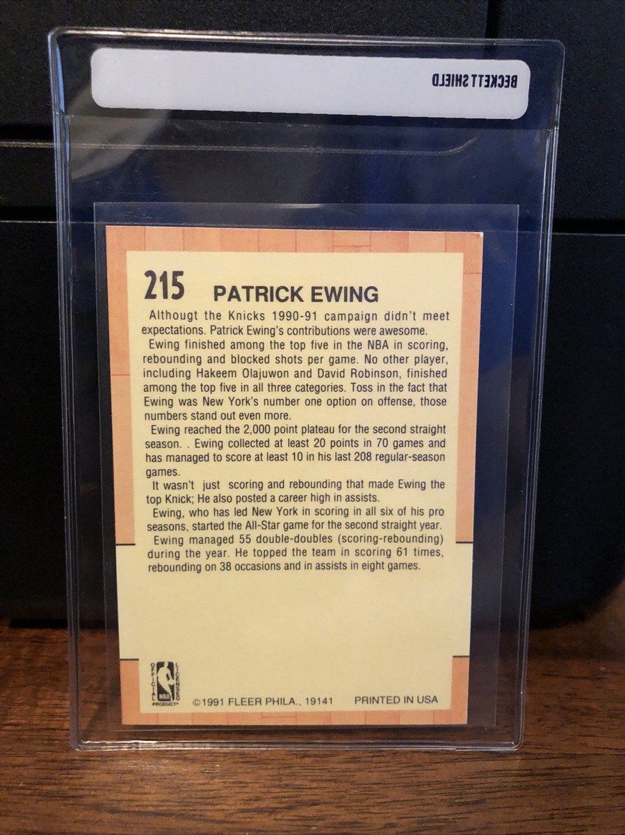 1991-92 Fleer Patrick Ewing Basketball Card #215 NM-Mint FREE
