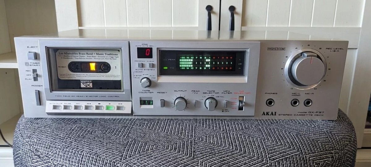 Vintage AKAI GX-F37 Cassette Deck (1981-82) | Long Lasting Super