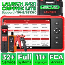 LAUNCH CRP919X Lite Car OBD2 Code Reader Full System Diagnostic Scan Key Coding