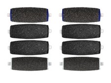 8 Mixed Pedi Perfect Refill Roller Heads for Amope Pedi Perfect Foot Files