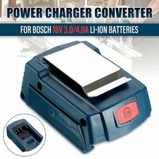 USB Power Charger Adapter Converter Tool For Bosch 18V 3.0/4.0A Li-ion Battery