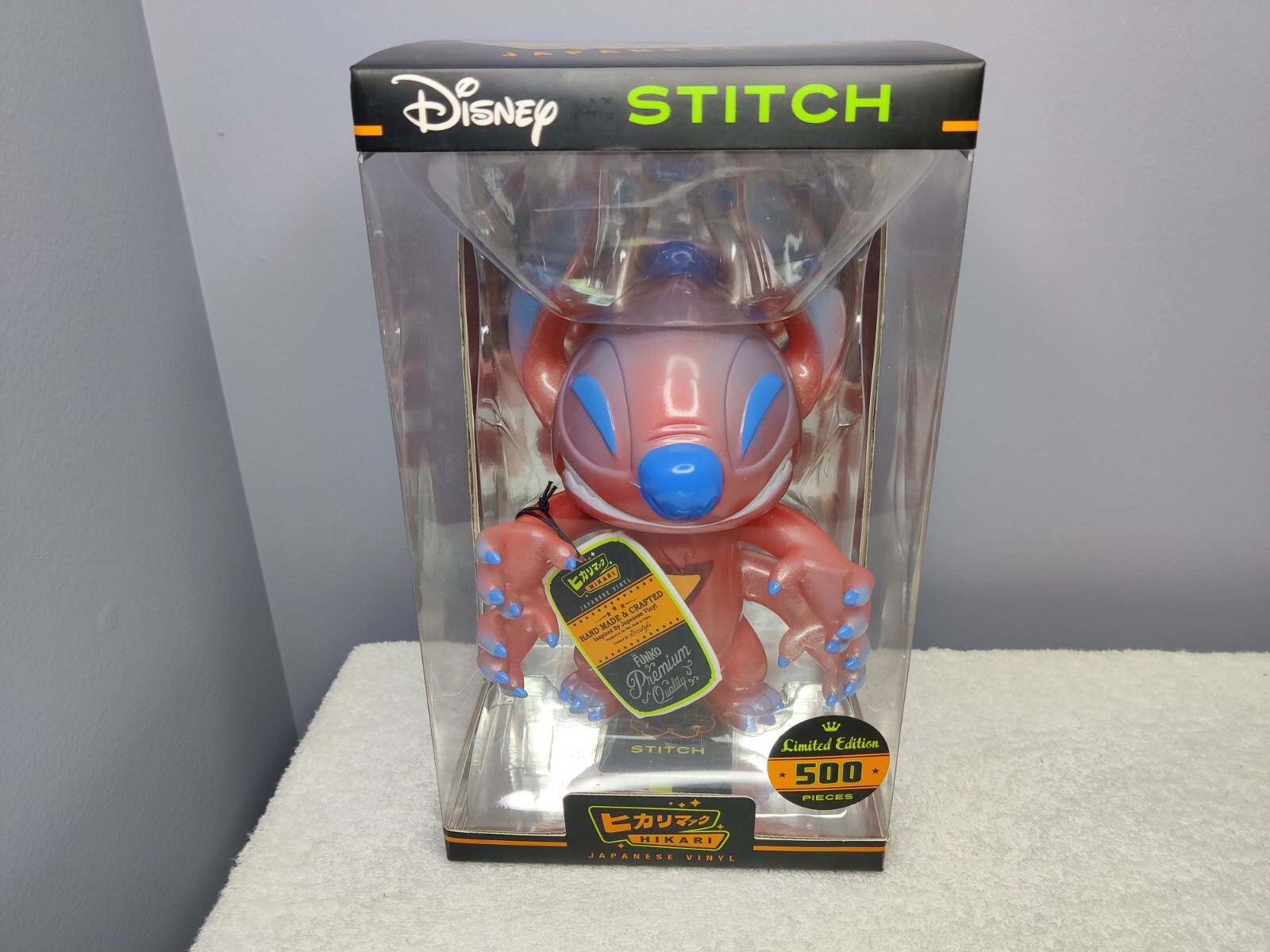 Funko Hikari Disney Stitch Red & Blue Japanese Vinyl LE 500 Pieces Rare