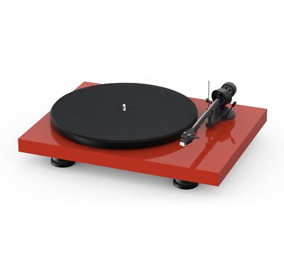 Pro-Ject Debut Carbon Evolution High Gloss Red Turntable (Open Box) Damaged Box