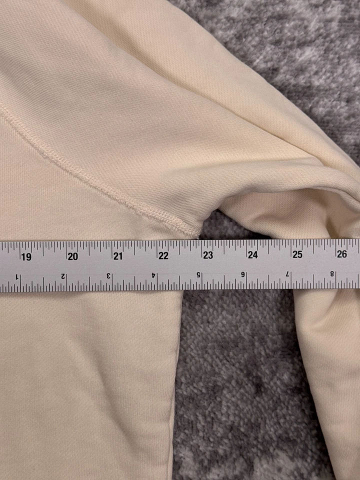 J Crew Sweater XL Womens Beaute Pink Glitter Terry Boxy Pullover Sweatshirt - Image 4 of 4