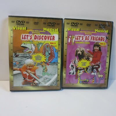 Let's Discover Explorer Series Vol. 3 (DVD, 2004) & Let's Be