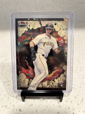 2024 Topps Finest SUPERFRACTOR 1/1 HENRY DAVIS Rookie Pirates RC 