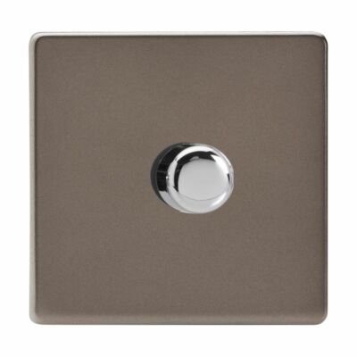 Varilight JDRP401S Schraubenloser Zinn 1 Gang 2 Wege LED Dimmschalter 0-120W V-Pro