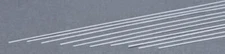 Evergreen Styrene Strips .010x.030 (10) - Model Railroad Scratch Building