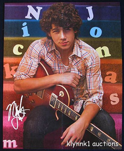 Nick Jonas Brothers 2 POSTERS Centerfold Lot 797A Cody Linley on back - Picture 1 of 4