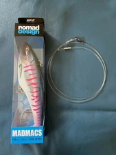 NOMAD DESIGN Madmacs 240mm/10in Pink Mackerel Sinking High Speed Lure NEW