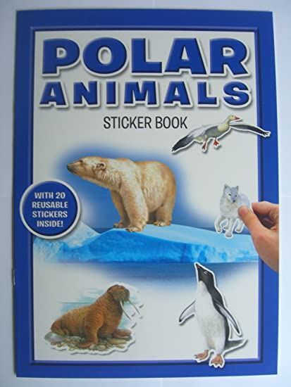 Polar Animals Sticker Book Like New Book, None, null