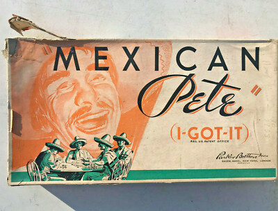 MEXICAN PETE (I GOT IT) GAME PARKER BROTHERS BROS 1937 VINTAGE RARE.