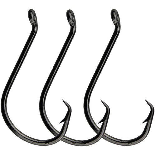 50pc Octopus Offset Circle Hook Offset Fishing Hook High Carbon Steel Fish Hook - Picture 2 of 13