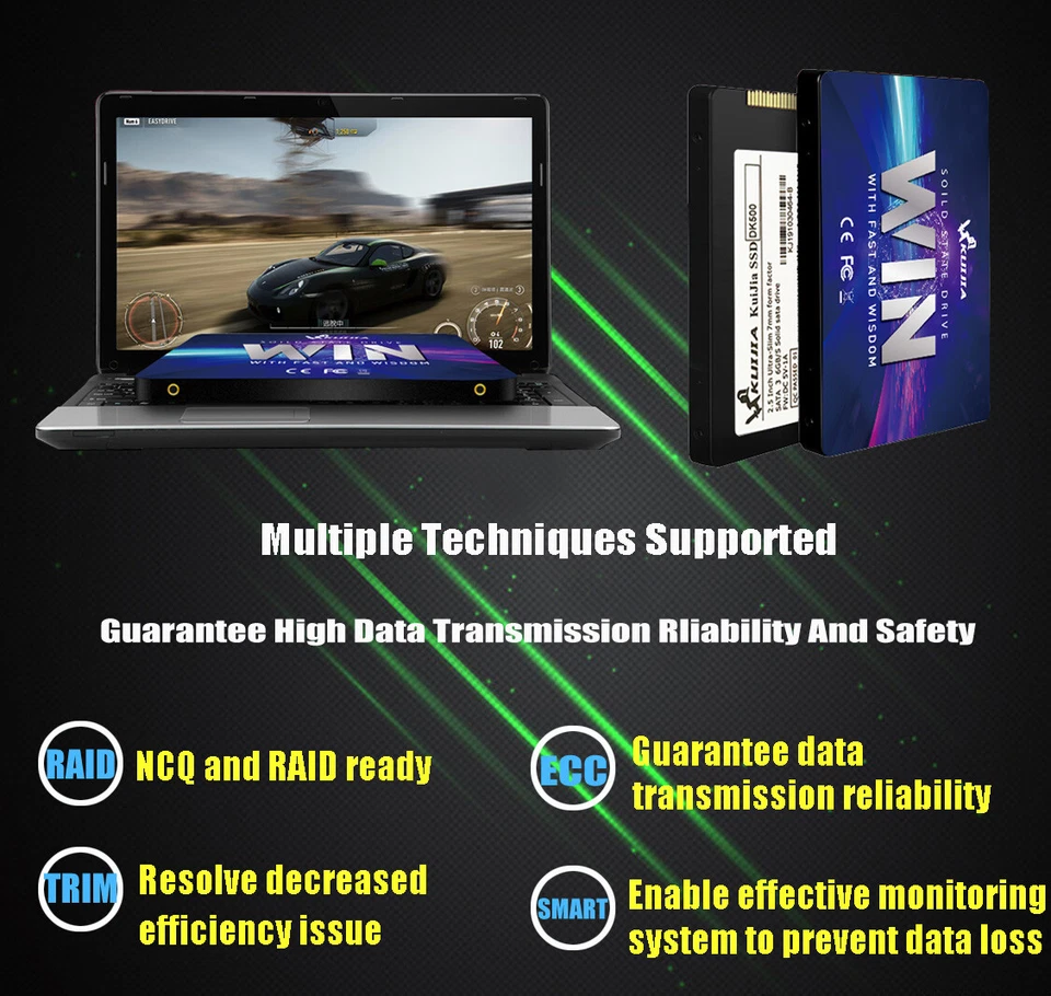 256GB 512GB 1TB SSD SATA mSATA M.2.2242/2280 2.5" Internal Solid State Drives - Image 4 of 4