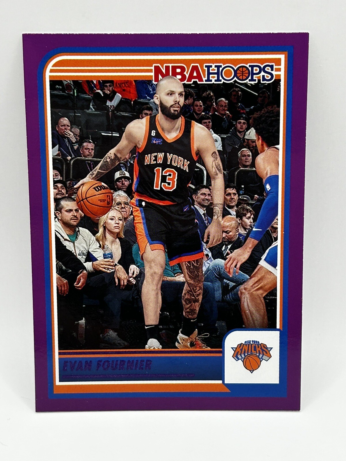 Evan Fournier 2022-23 NBA Hoops Purple #19 New York Knicks