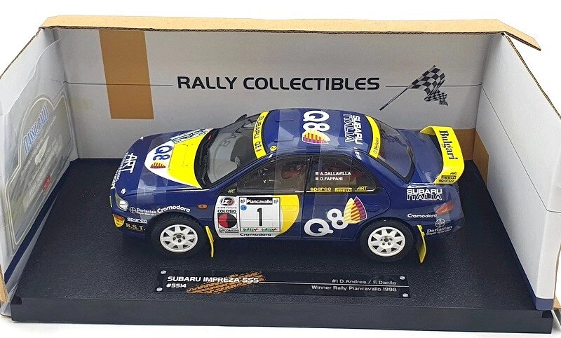 Sunstar 1/18 Scale Diecast 5514 Subaru Impreza 555 #1 D.Andrea Rally 1998 - Imagen 4 de 4