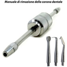 Manuale di rimozione della corone e ponti Strumenti di restauro dentale +3 mance