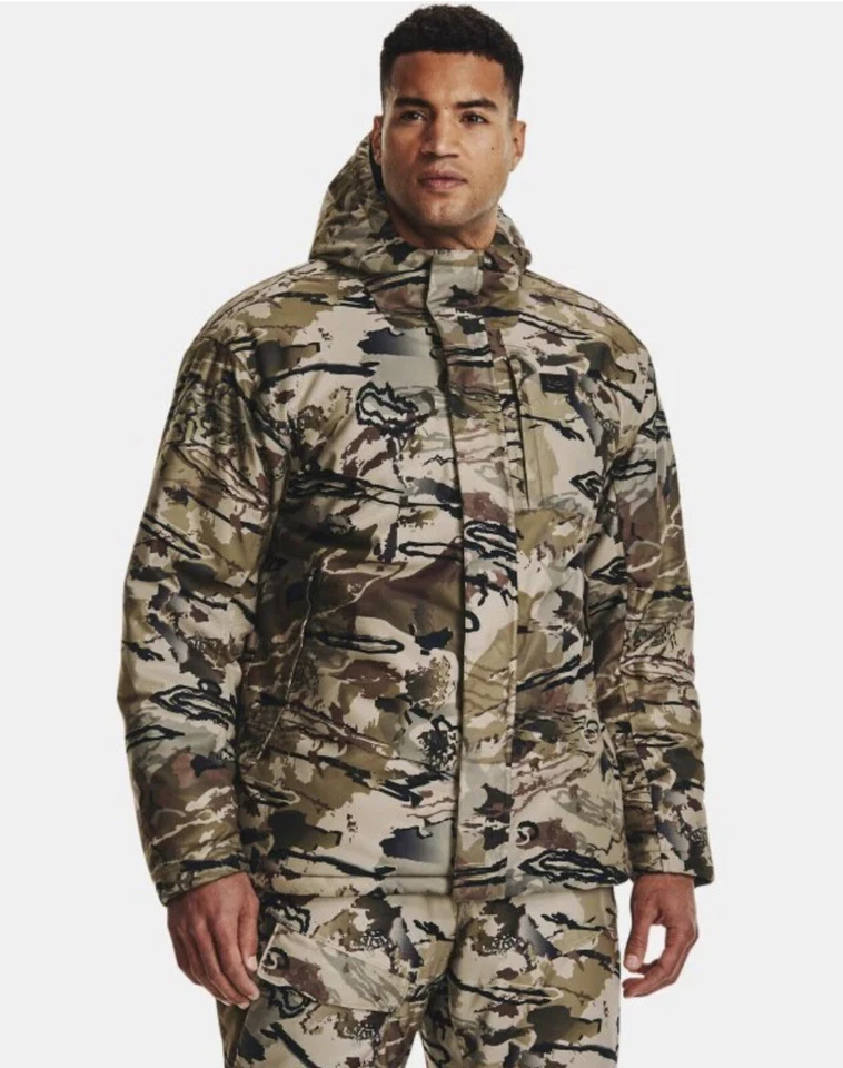 Under Armour Barren Deep Freeze Hunting Camo Jacket And Pants Set-L - Image 3 of 4