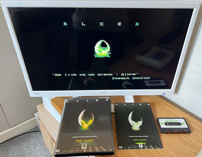 Argus Press Alien Commodore 64 Cassette - Rare Working - ️Retro Gift Idea ️