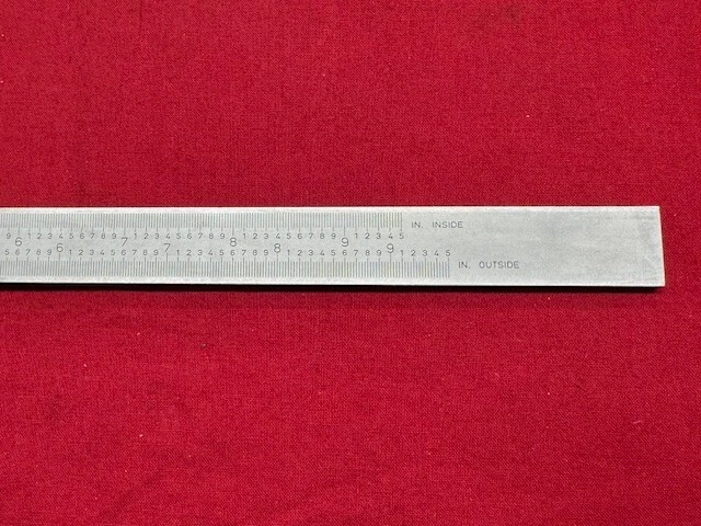 HELIOS VERNIER CALIPER 0-8" 2-9/16" Nib Style Jaws w/ Fine Adjustment - VINTAGE - Image 3 of 4