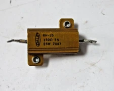Dale RH-25 150 Ohm 3% 25 Watt Wire wound Resistor 25W7847