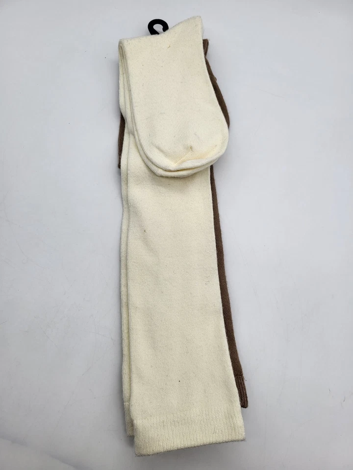 Calcetines hasta la rodilla K Bell suaves y soñadores para mujer 2pk marfil y tostado talla 9-11 Foto 2 de 4