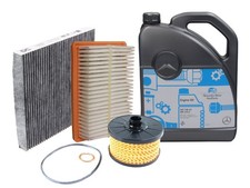 Mercedes-Benz Genuine Service Kit 5L Engine Oil 5W40 Filters For Fortwo OM281