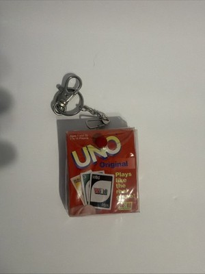 Worlds Smallest Uno Card Game Keychain Pack 2001 Miniature Mattel HTF