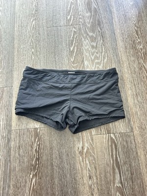 Mossimo Micro Mini Low Rise Swim Shorts Hot Pants Y2K Beach Stretch