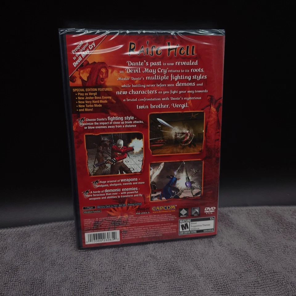 Devil May Cry 3 PS2 USA Factory Sealed Brand New PlayStation Mint Condition! - Bild 2 von 4