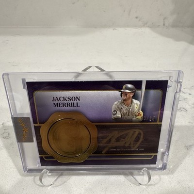2025 Topps Five Star Golden Graphs Autograph Jackson Merrill /25 Padres Purple