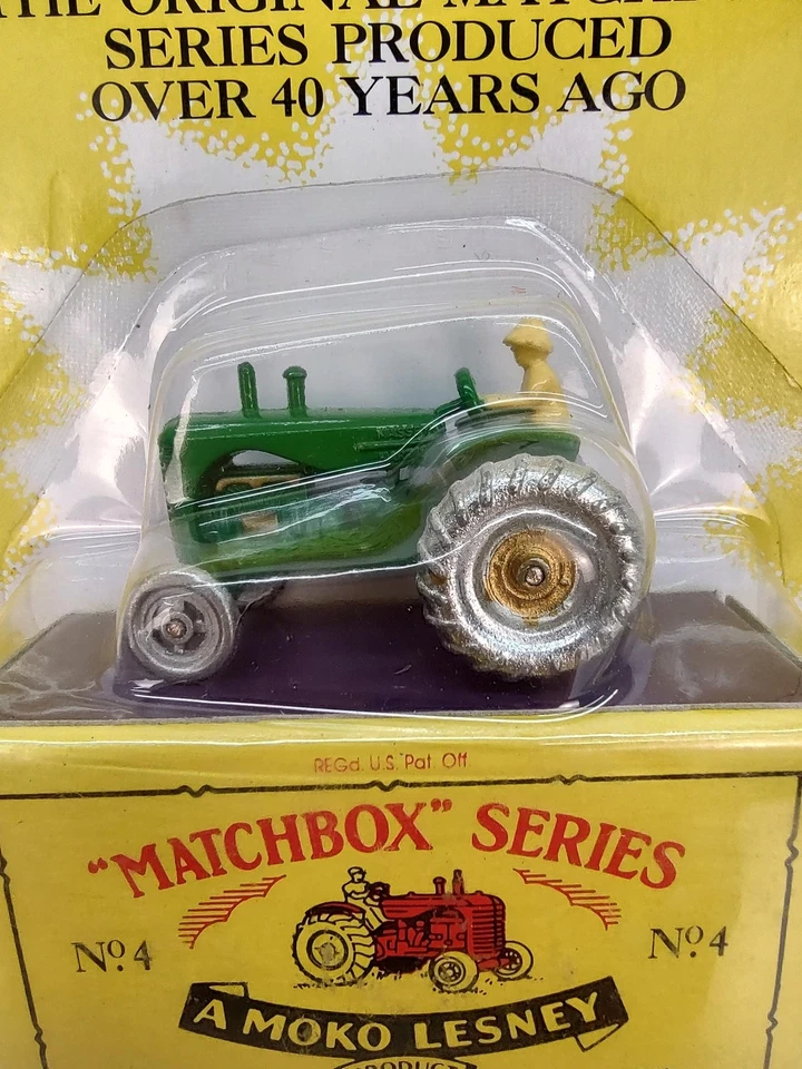Vintage Matchbox Moko Lesney Massey Harris Tractor No.4 Limited Edition Toy - Image 2 of 3