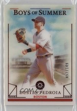 2024 Panini Boys of Summer Red 52/149 Dustin Pedroia #34 1co7