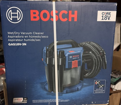 #ad #ad BRAND NEW BOSCH GAS18V 3N 18V Volt 1.6 Gallon Wet Dry Shop Vacuum w HEPA Filter $169.99