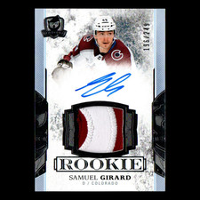 Samuel Girard Rookie /249 #113 2017 Upper Deck The Cup Rookie Patch Auto RPA NHL