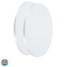2Pcs Aluminum Disc, 4"100mm Diameter 0.2"5mm Thickness Round Aluminum Sheets ...