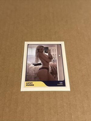 #ad Olivia Livvy Dunne LSU Tigers Gymnastics Custom Rookie Hot Trading Card $12.99