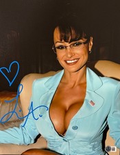 Hot Sexy Lisa Ann Signed 11x14 Photo Adult Star Authentic Autograph Beckett