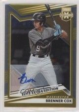2022 Panini Elite Extra Edition Optic Signatures 32/99 Brenner Cox #111 Auto w6g