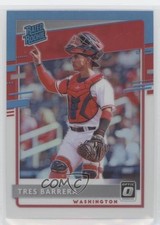 2020 Panini Donruss Optic Retail Carolina Blue & White Prizm Tres Barrera 05db