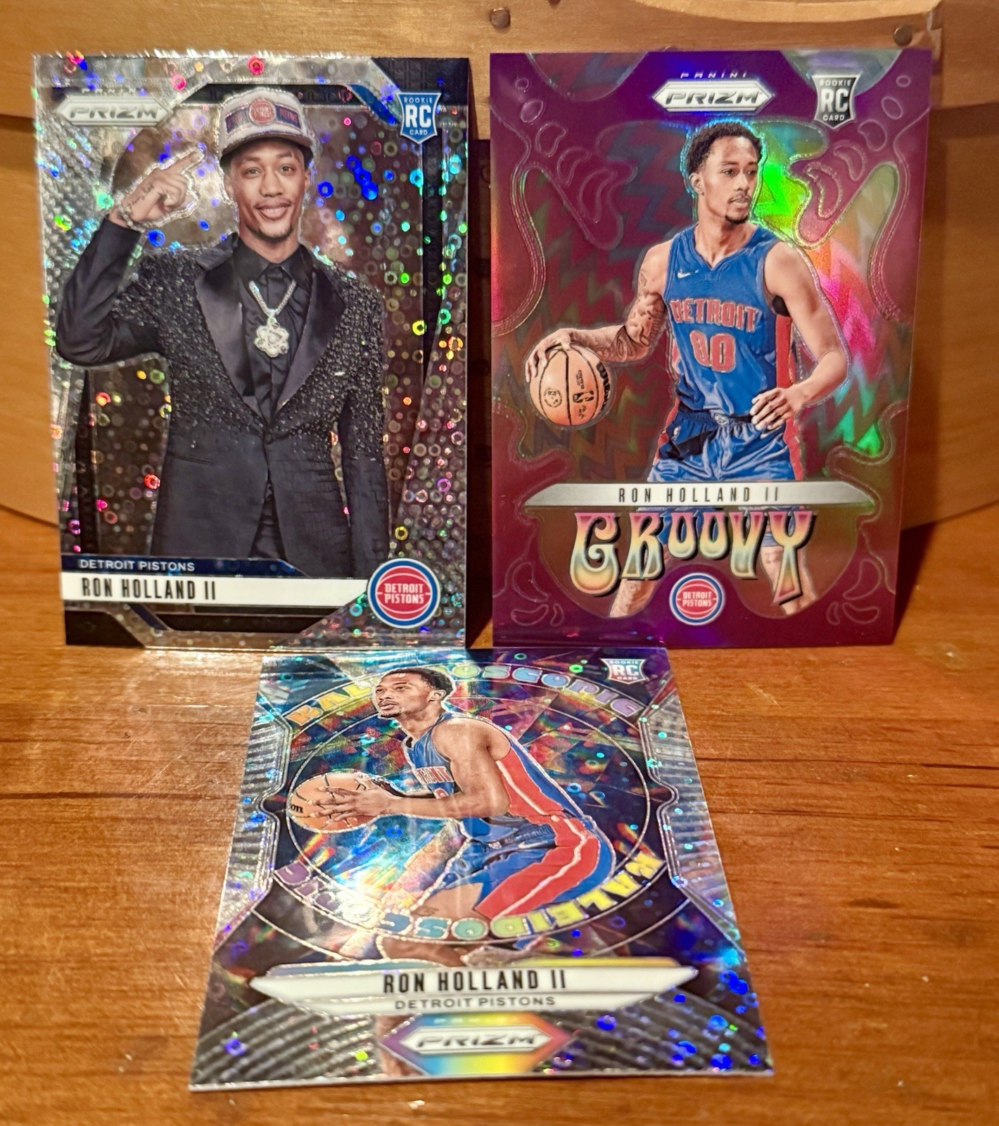 Ron Holland II 2024-25 Panini Prizm Groovy Case Hit SSP RC #13