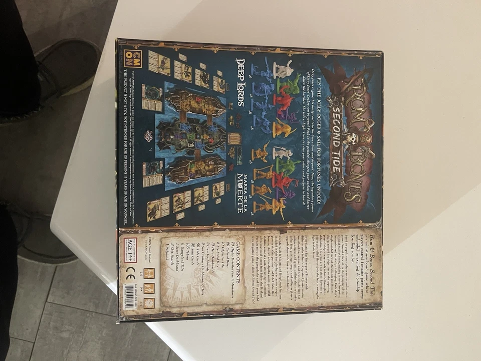 Rum & Bones Second Tide Board Game CMON  RB017  Pirates Opened But Unused  - Image 2 of 4