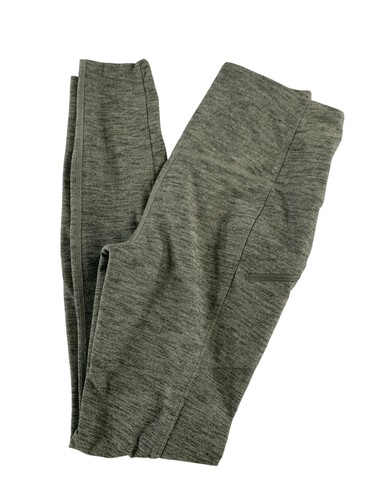 Eddie Bauer Leggings Pants Womens XS Gray High Rise Zip Pockets Stretch Athletic