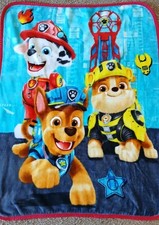 Paw Patrol Kids Fleece Throw Blanket, Soft Cartoon Design 36x48 Inches