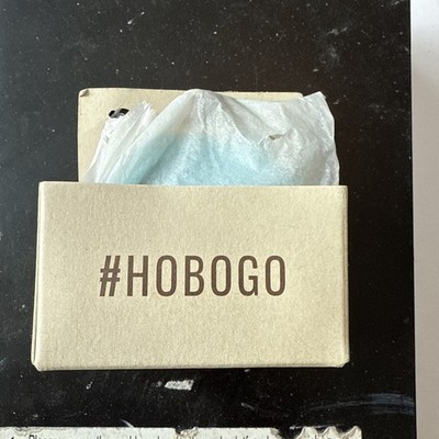 Hobo Aqua Kisslock Framed Tiny Purse Pouch Key Chain NEW