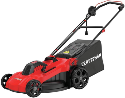 #ad CRAFTSMAN Electric Lawn Mower 20 Inch Corded 13 Ah CMEMW213 Red $241.87