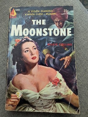 THE MOONSTONE by Wilkie Collins (1953) Pyramid Giant paperback