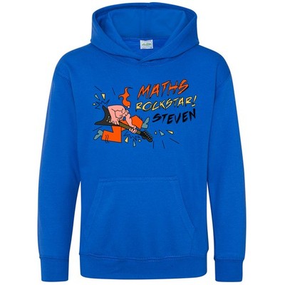 KINDER Personalisierter Mathe Rockstar Kinder Hoodie mit individuellem Namen zum Mathe Tag...