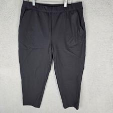 Aritzia Babaton The Group Pants Womens Size XL Black Pull-On Stretch