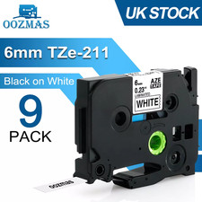 Compatible Brother TZ Tze Label Tape Printer P-Touch Laminated 18mm/12mm/9mm 8m
